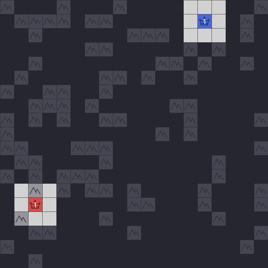 A full 1v1 ladder game, sped up