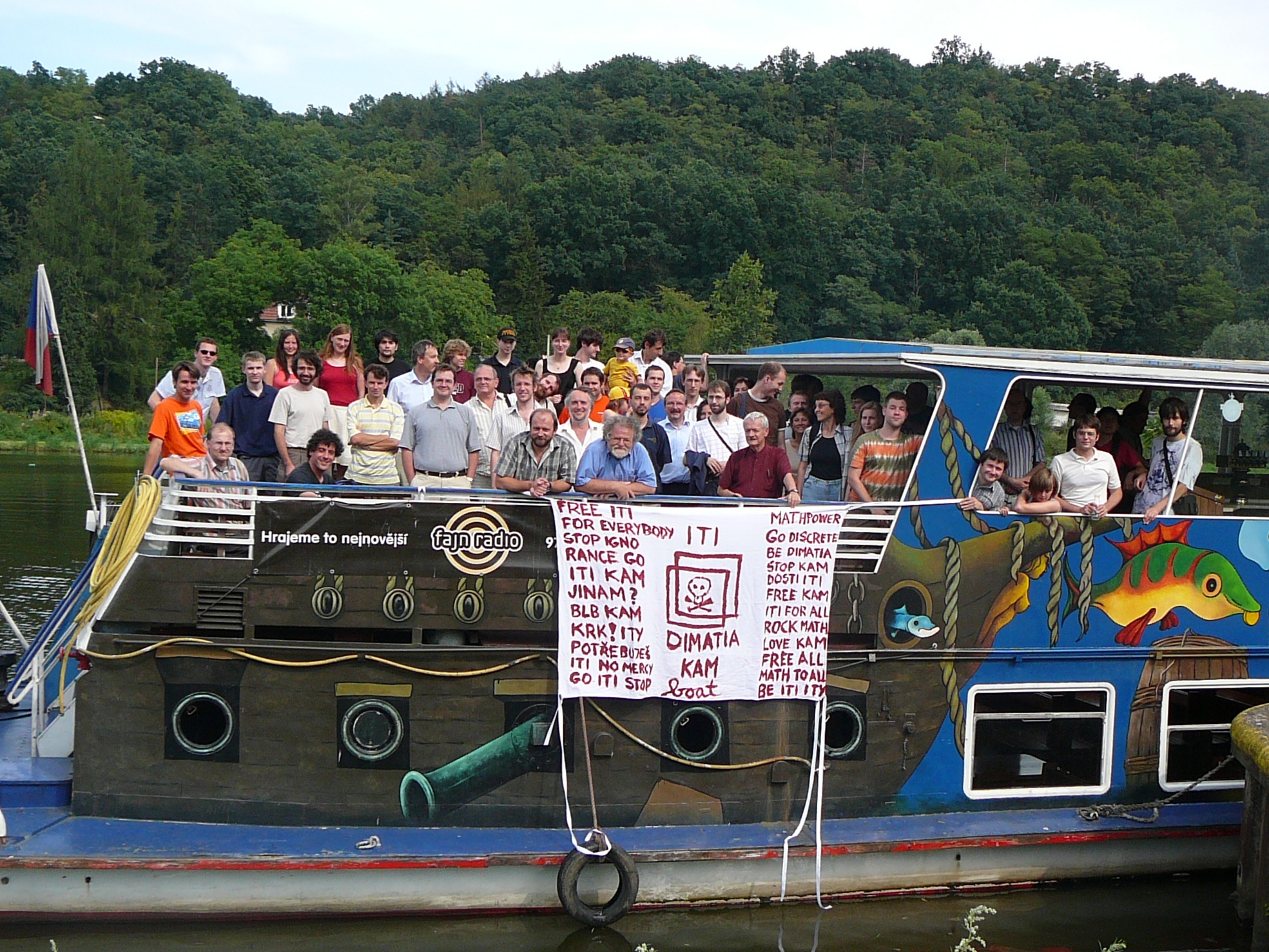 Together on boat