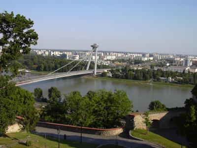 Novy most a sidliste Petrzalka