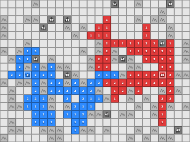 The agent playing a Generals.io match